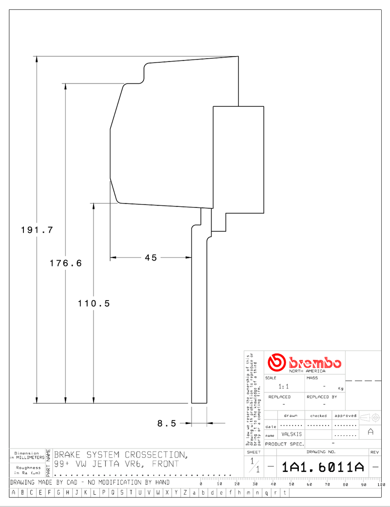 Wheel fitment diagram