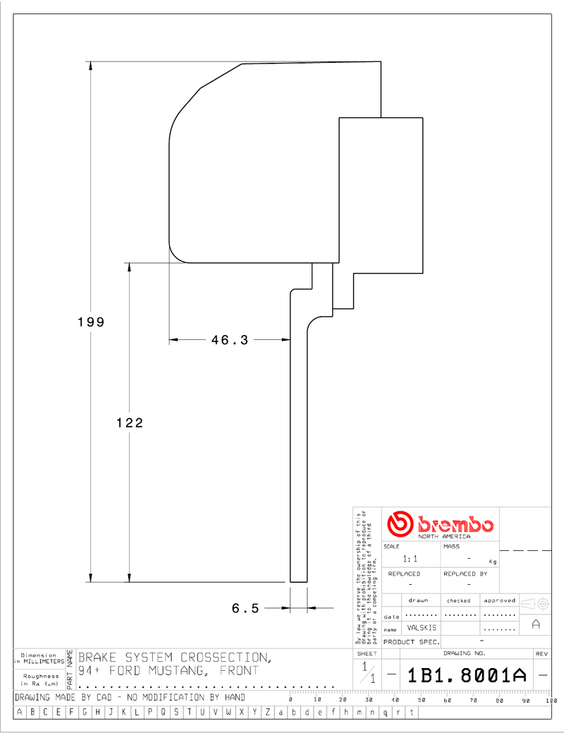 Wheel fitment diagram