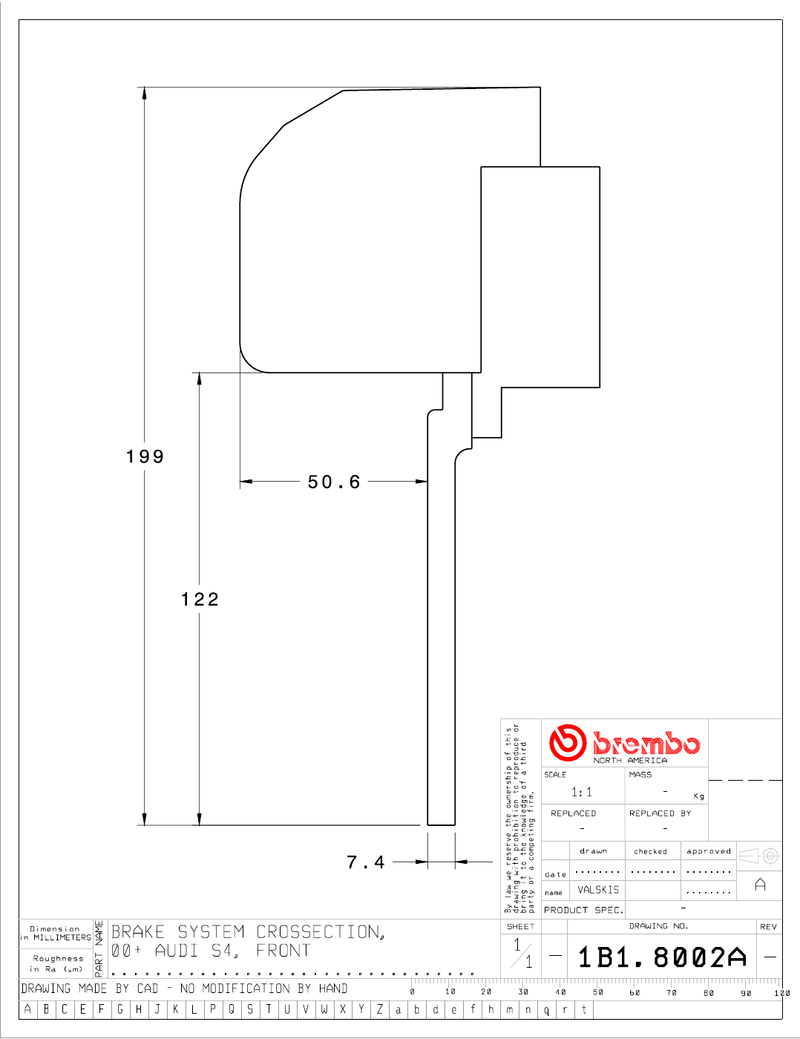 Wheel fitment diagram