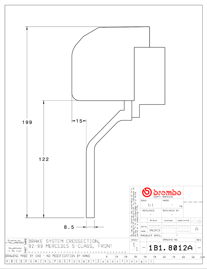 Wheel fitment diagram