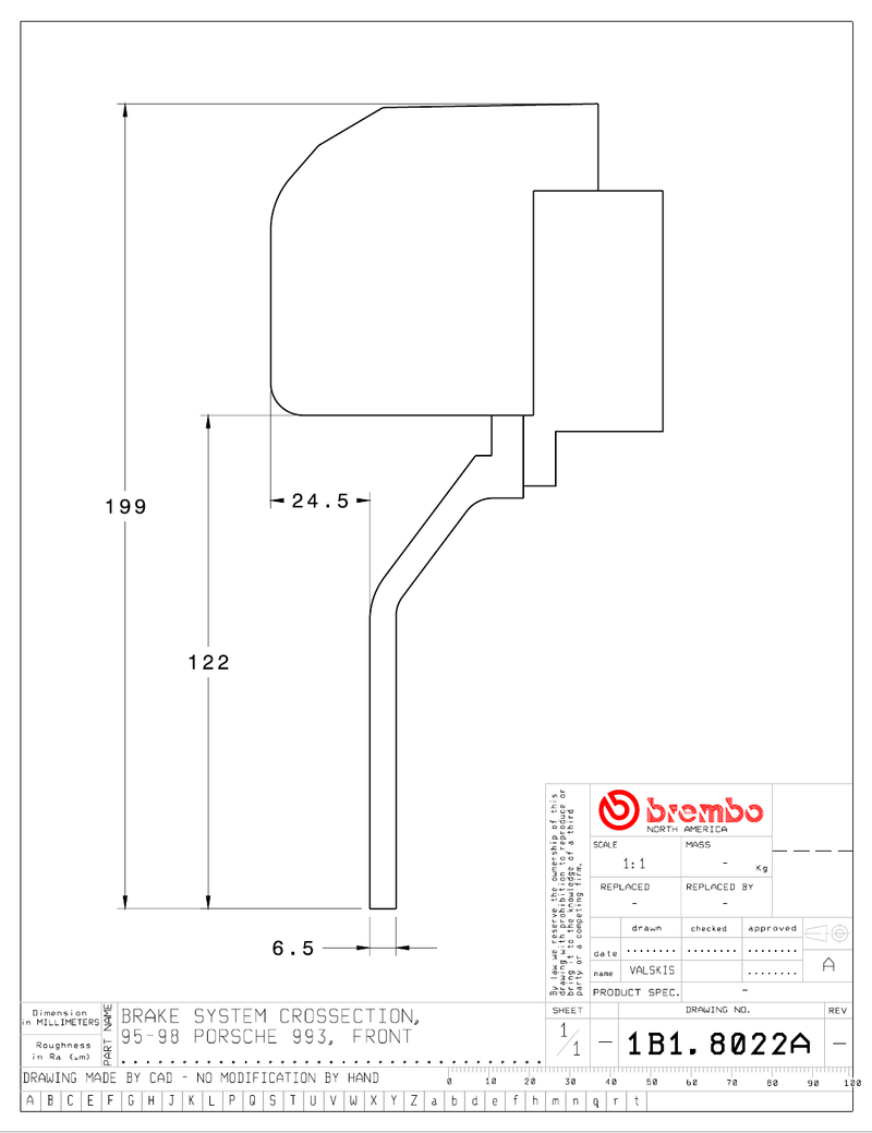 Wheel fitment diagram
