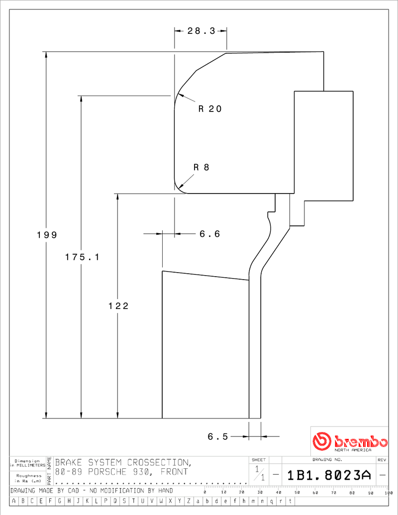 Wheel fitment diagram