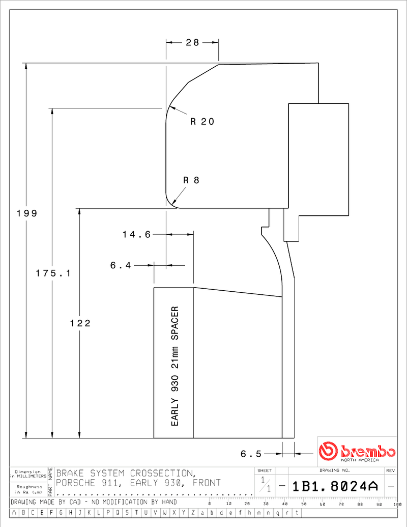 Wheel fitment diagram
