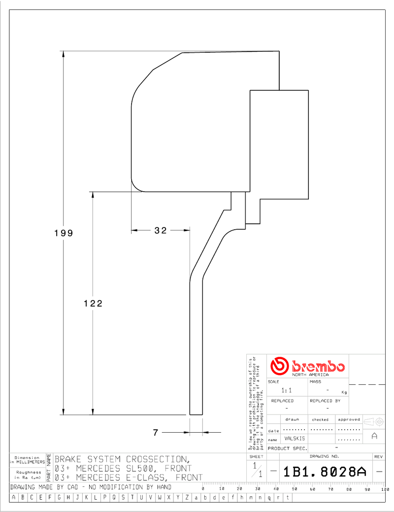 Wheel fitment diagram