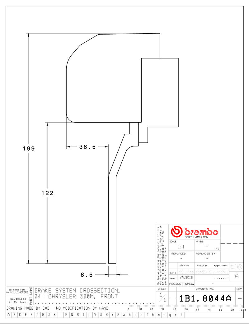 Wheel fitment diagram