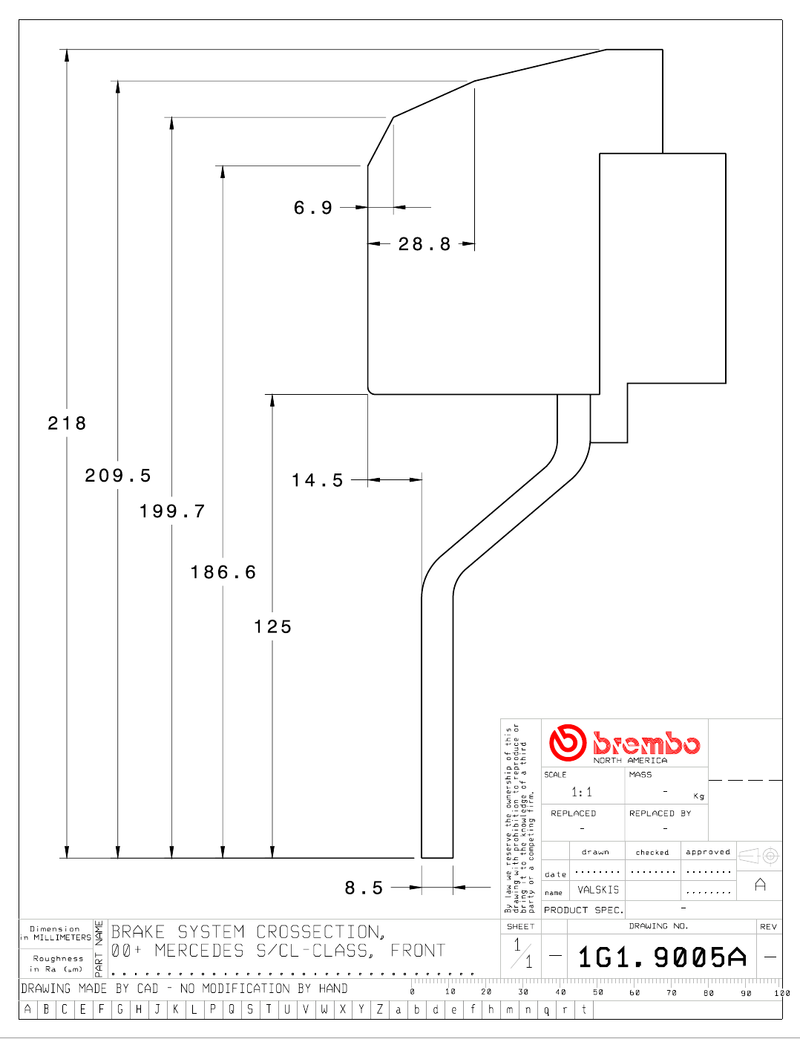Wheel fitment diagram
