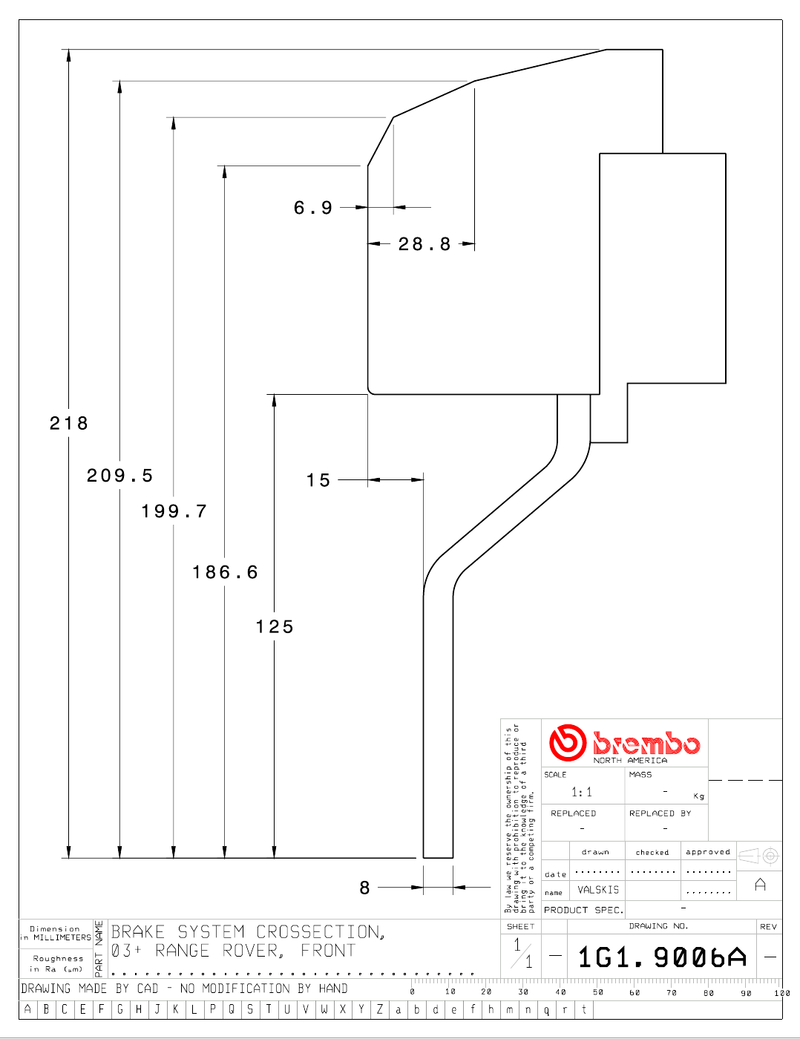 Wheel fitment diagram
