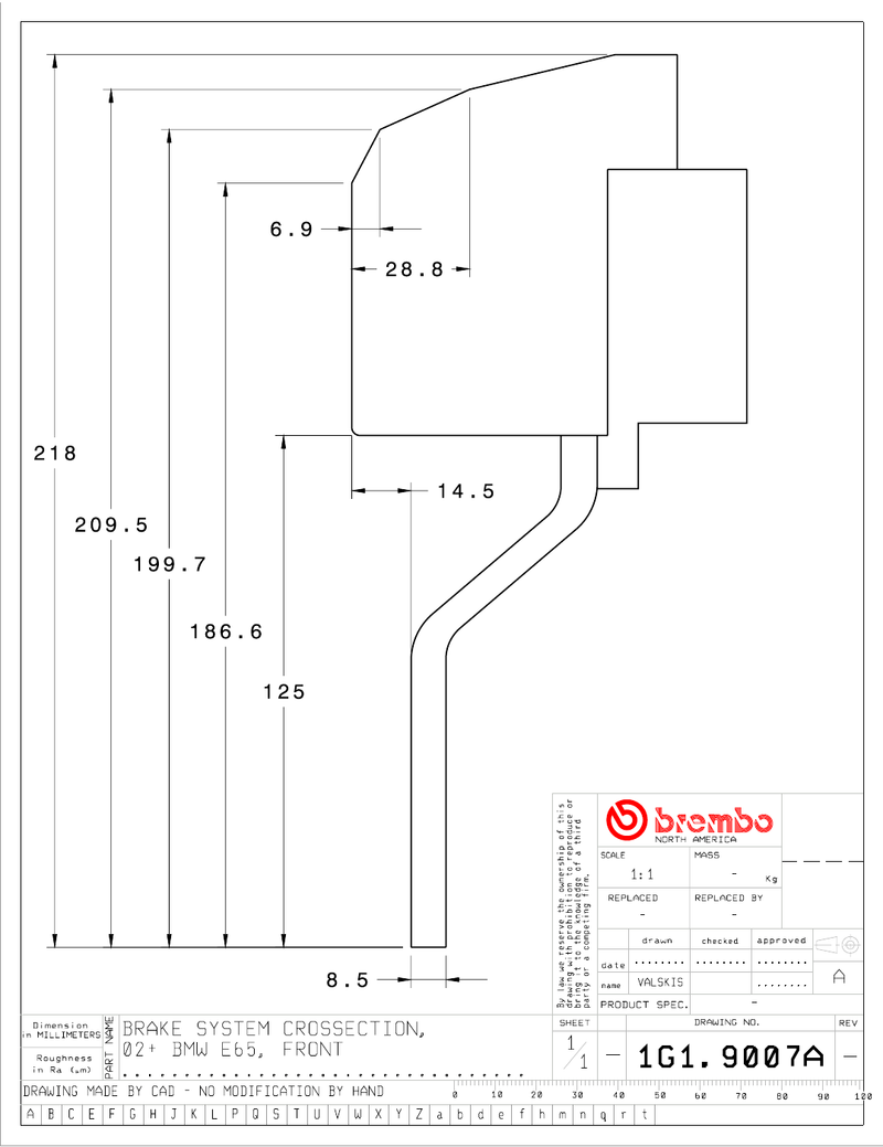 Wheel fitment diagram