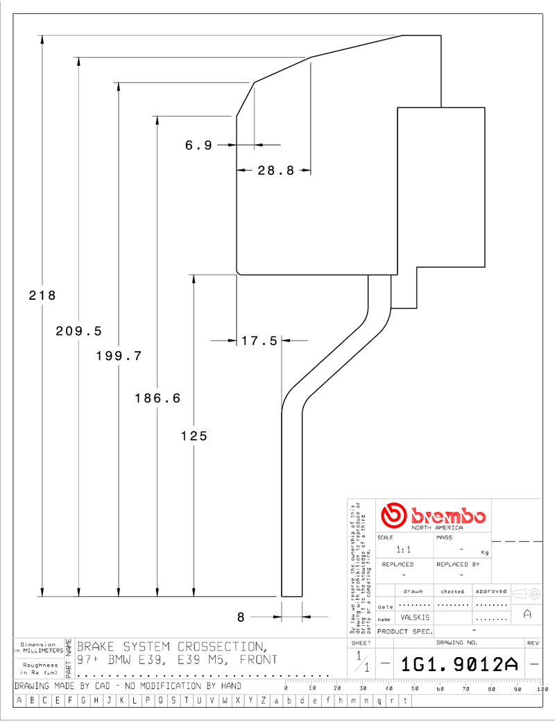 Wheel fitment diagram
