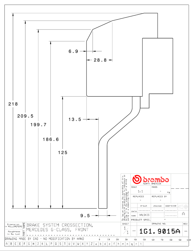Wheel fitment diagram