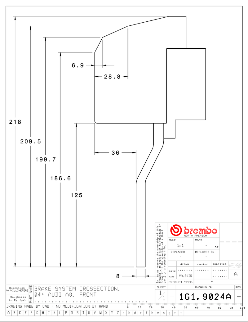 Wheel fitment diagram