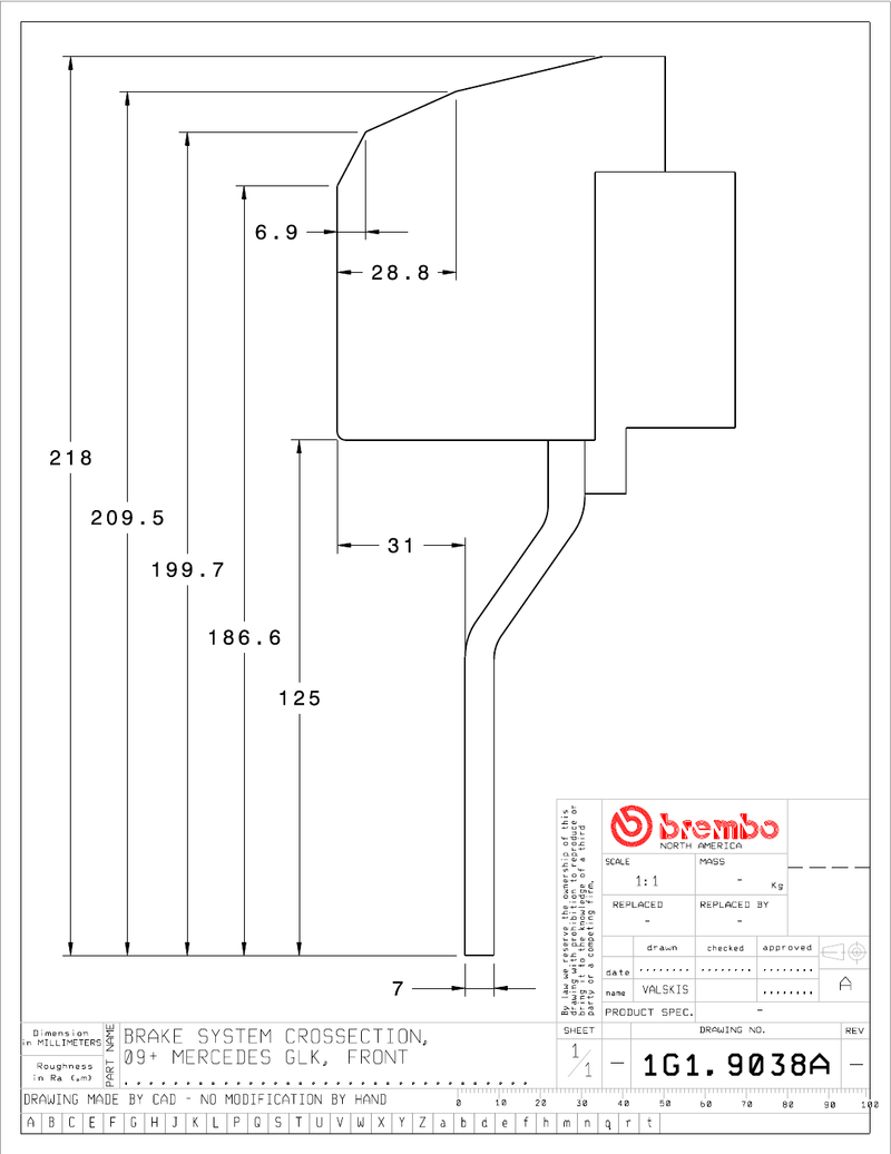 Wheel fitment diagram