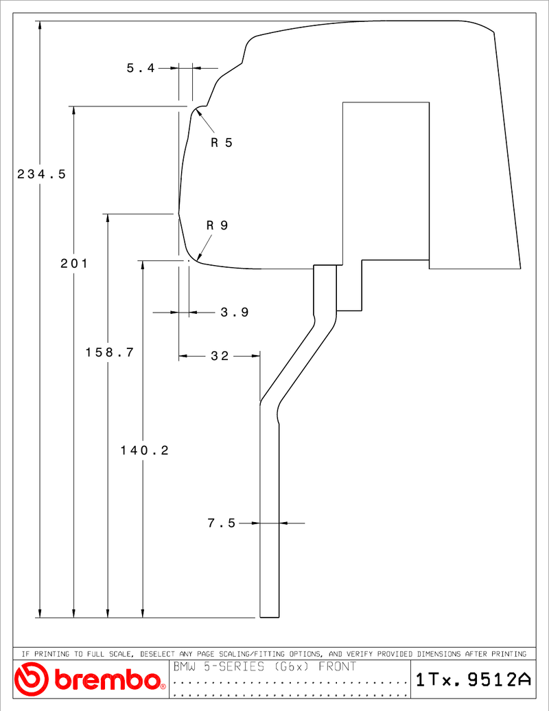 Wheel fitment diagram