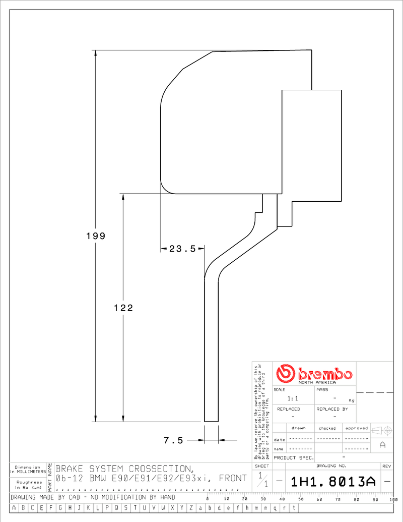Wheel fitment diagram