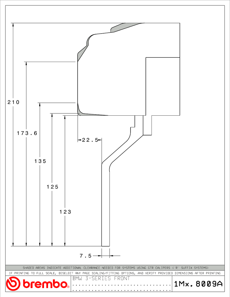 Wheel fitment diagram