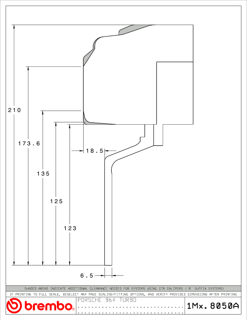 Wheel fitment diagram