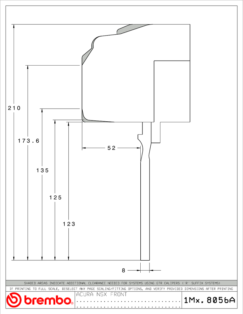 Wheel fitment diagram
