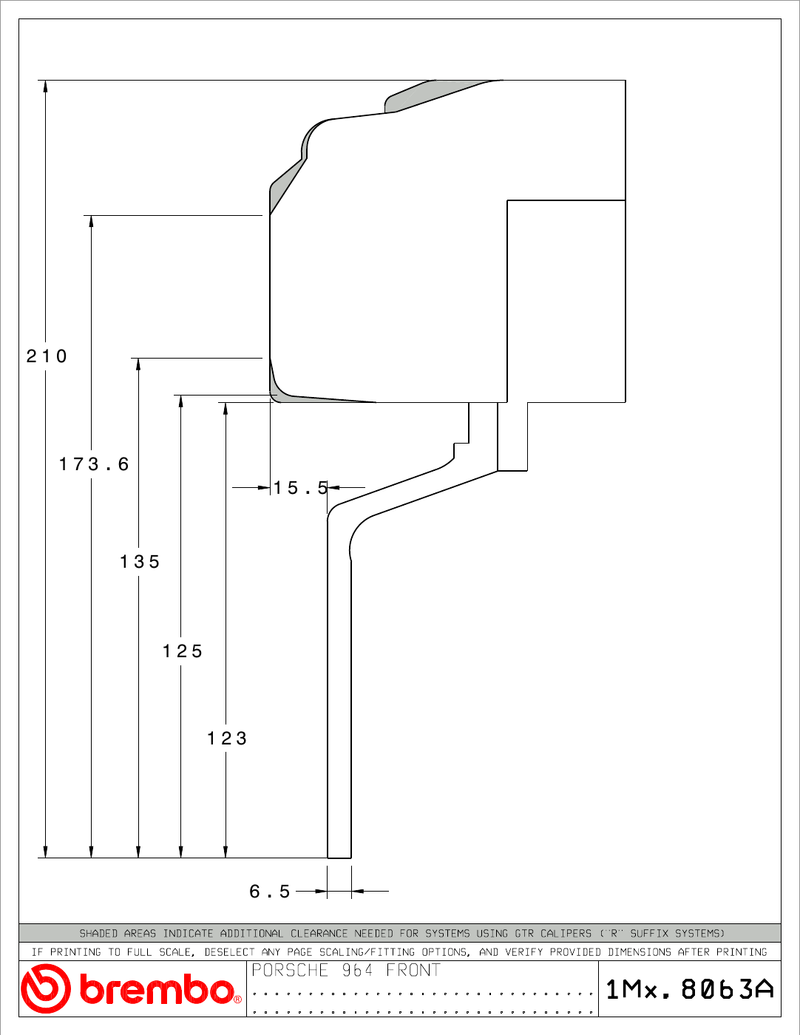 Wheel fitment diagram