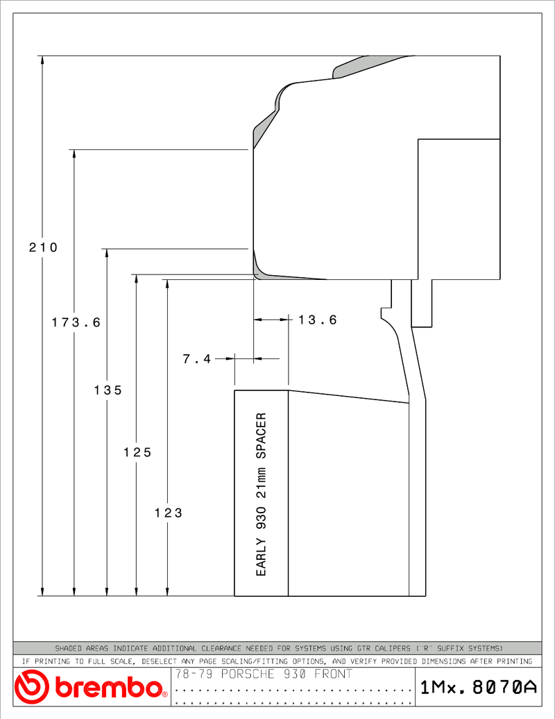 Wheel fitment diagram