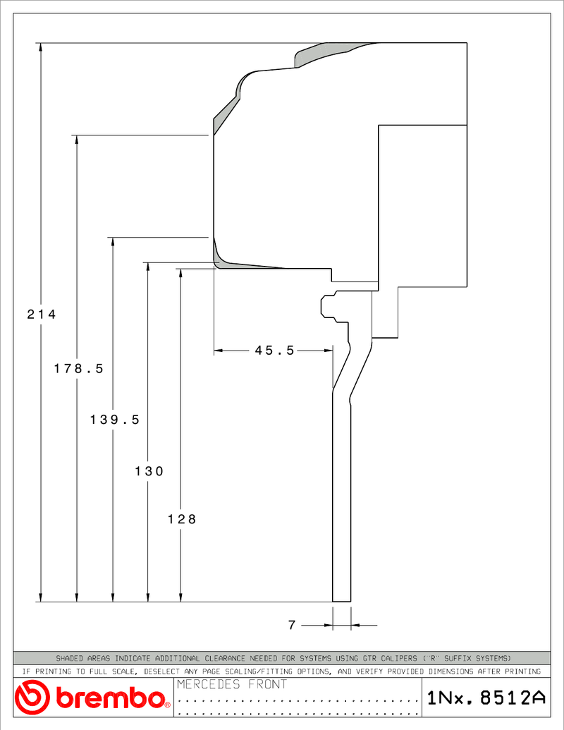 Wheel fitment diagram