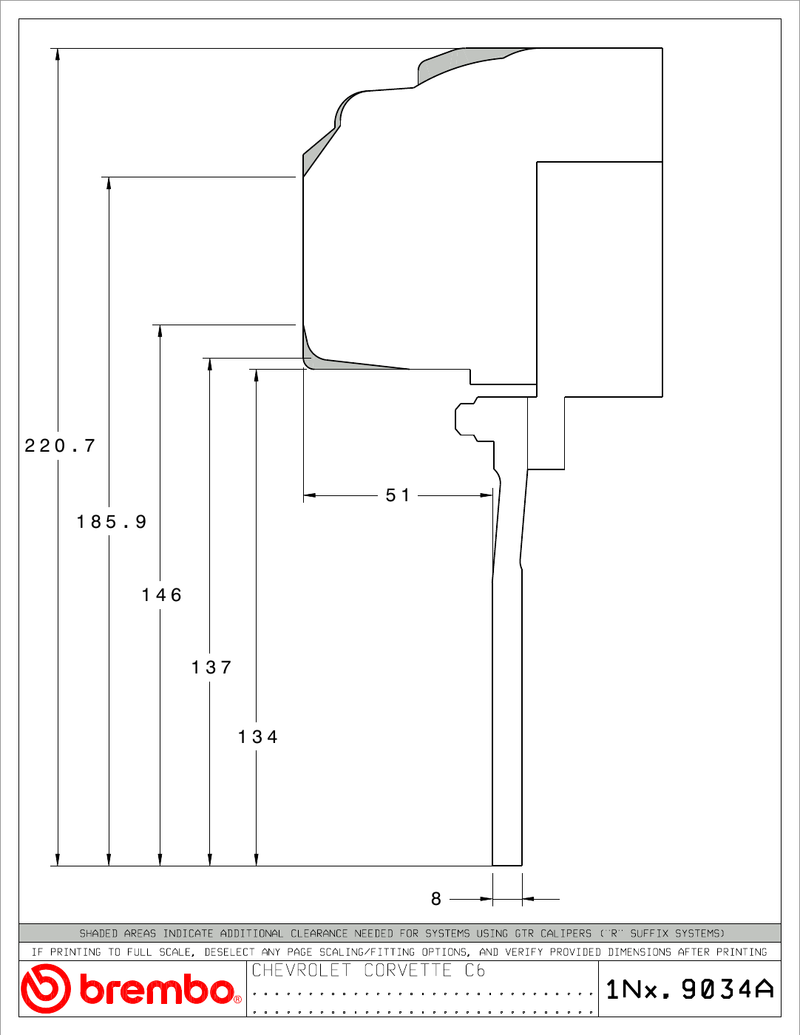 Wheel fitment diagram