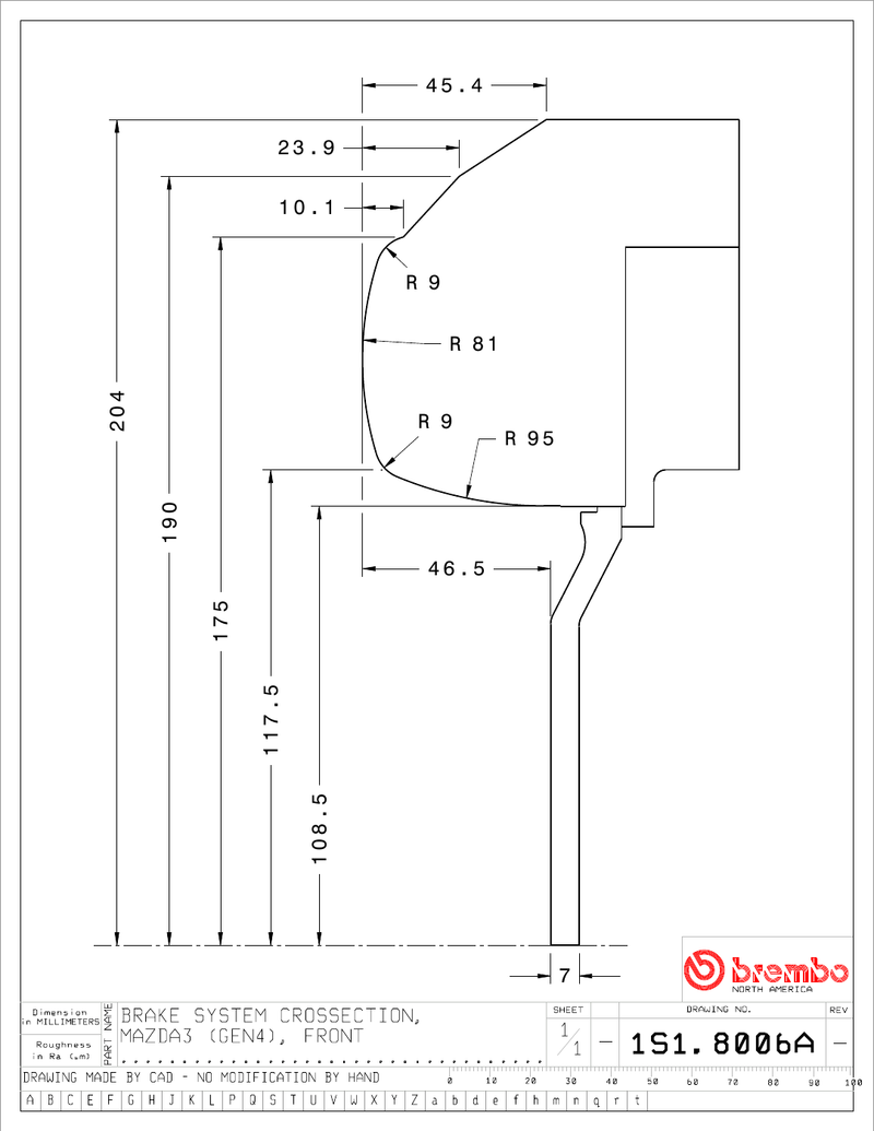 Wheel fitment diagram