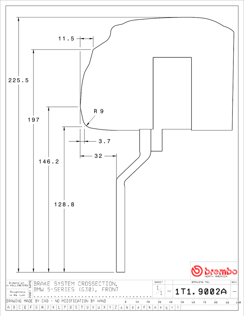 Wheel fitment diagram