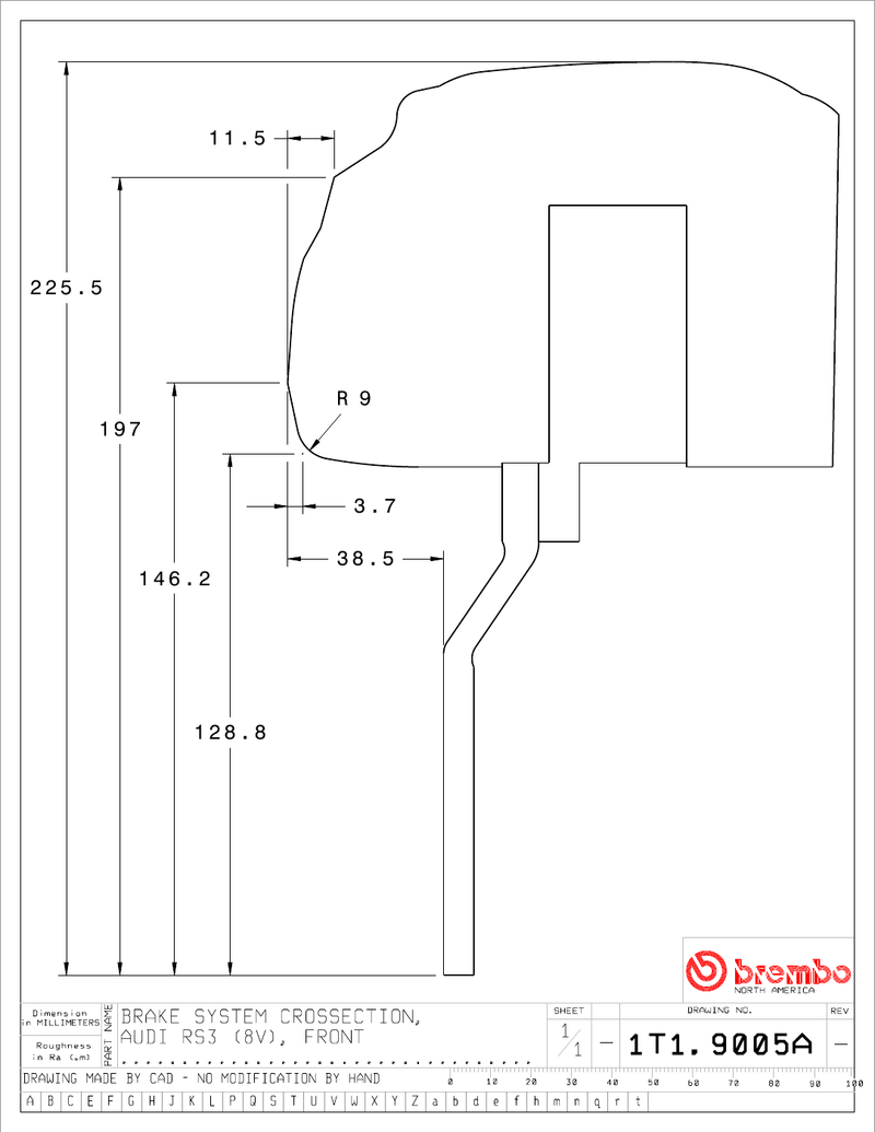 Wheel fitment diagram