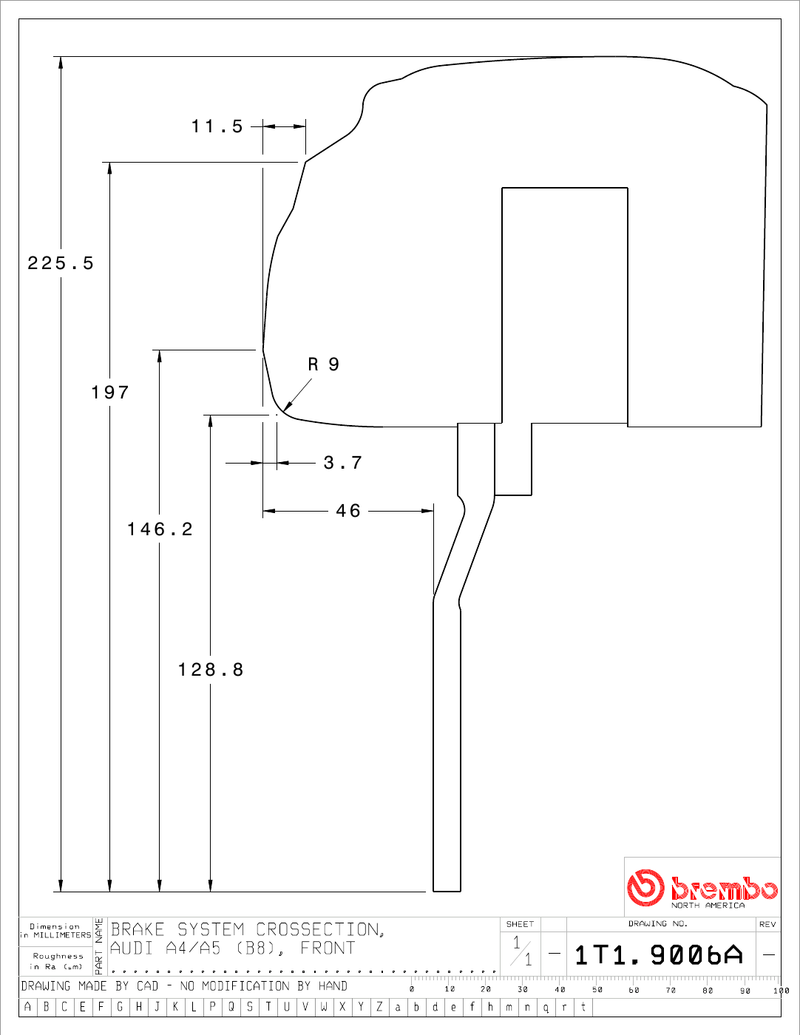 Wheel fitment diagram