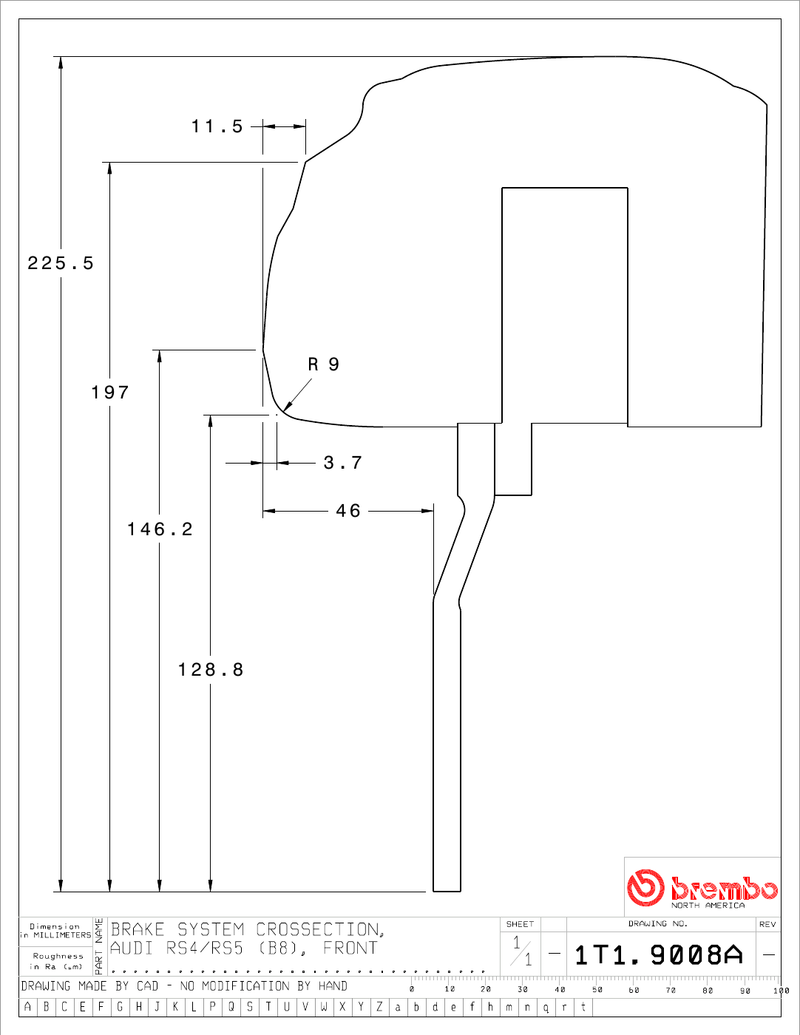 Wheel fitment diagram
