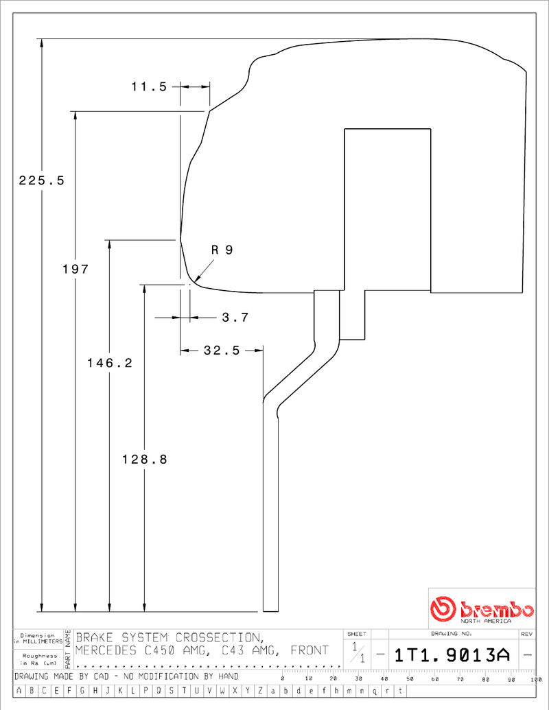 Wheel fitment diagram