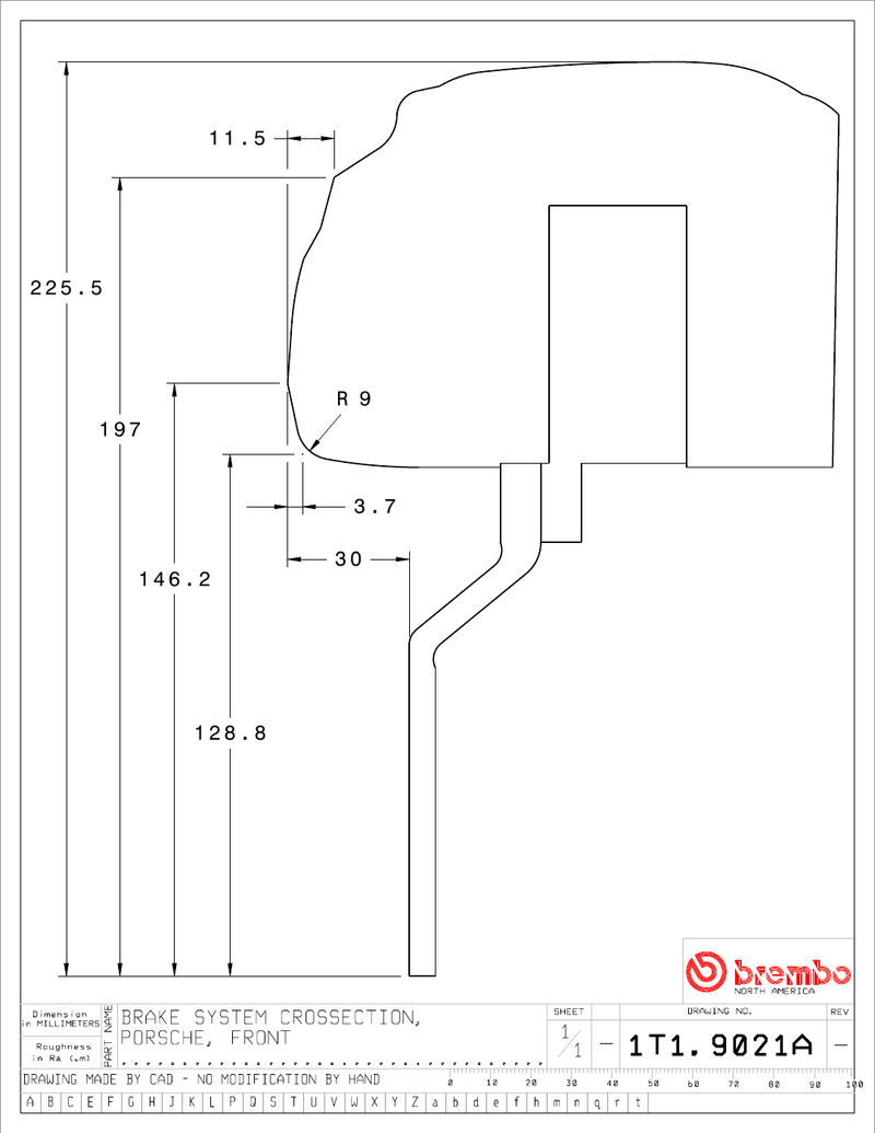 Wheel fitment diagram