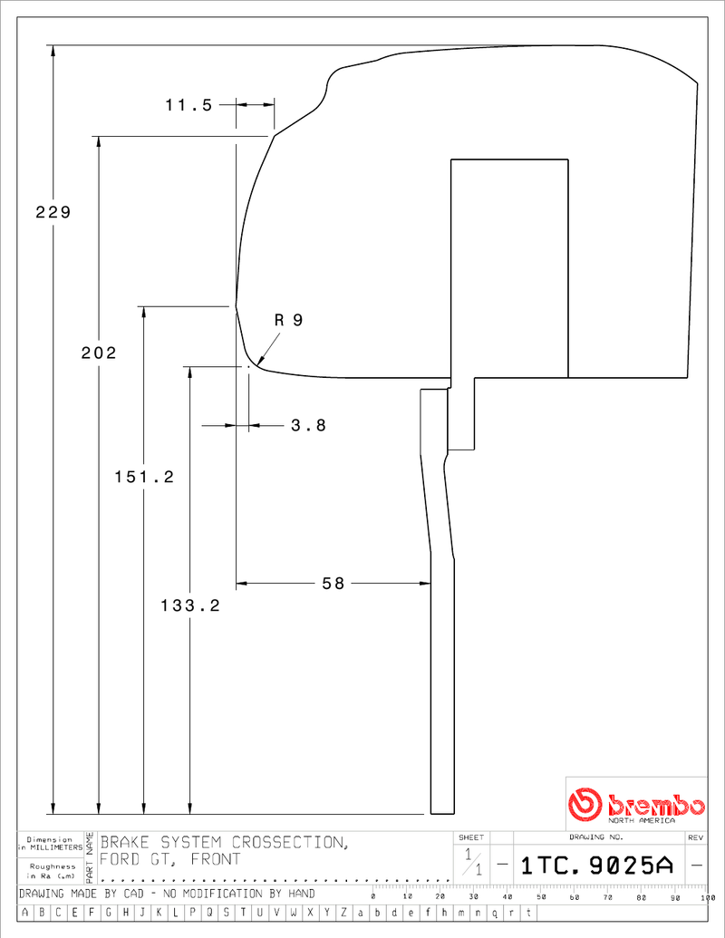 Wheel fitment diagram
