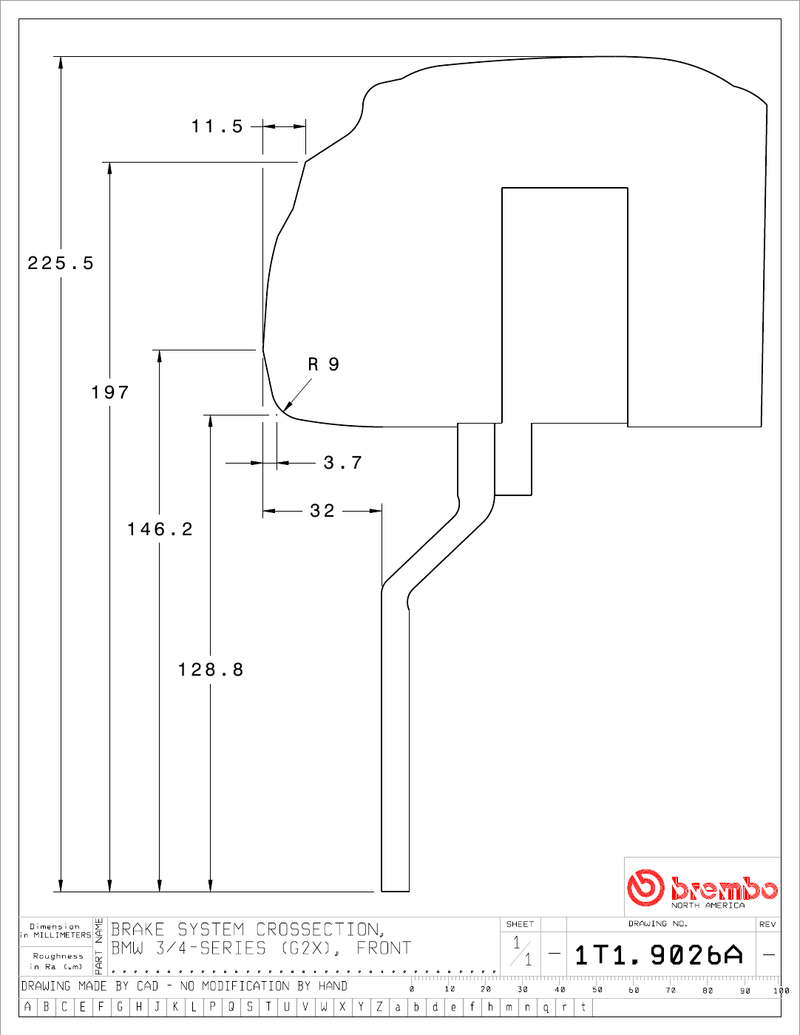 Wheel fitment diagram