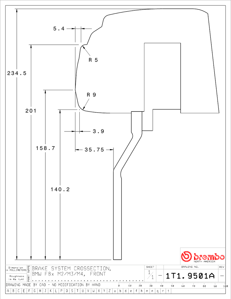 Wheel fitment diagram