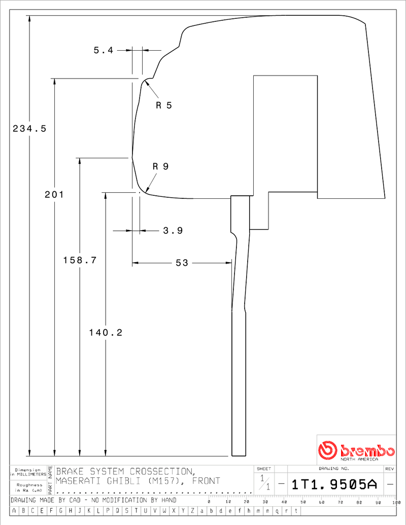 Wheel fitment diagram