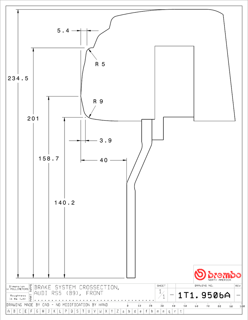 Wheel fitment diagram