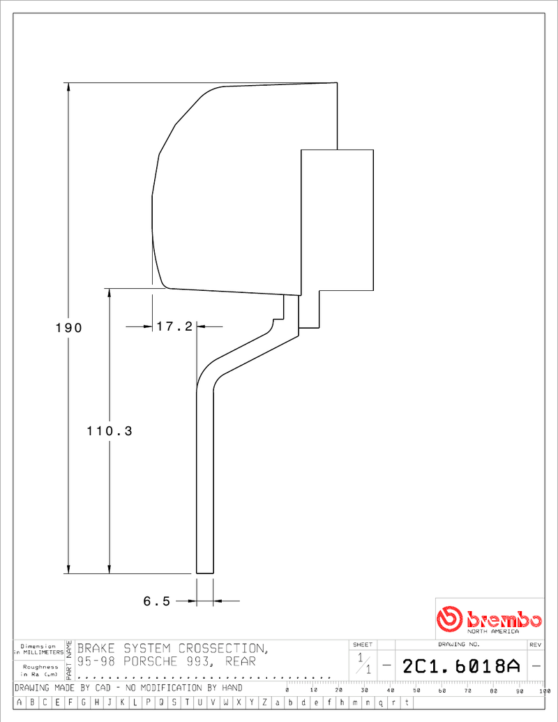 Wheel fitment diagram