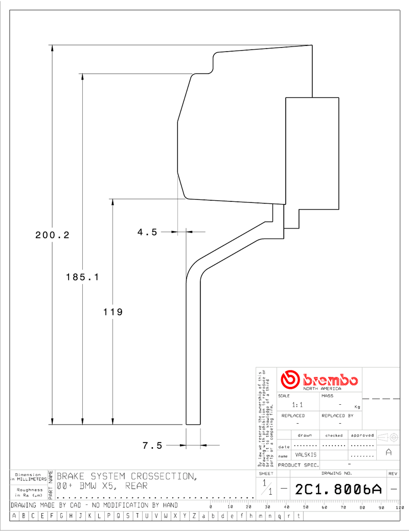 Wheel fitment diagram