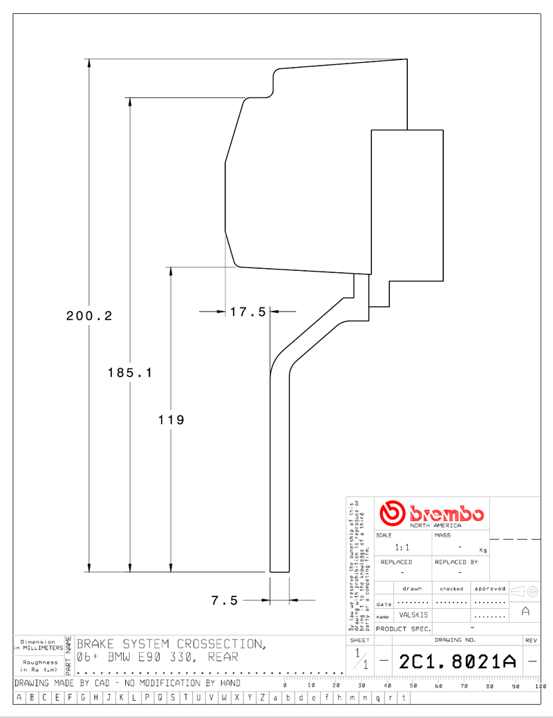 Wheel fitment diagram