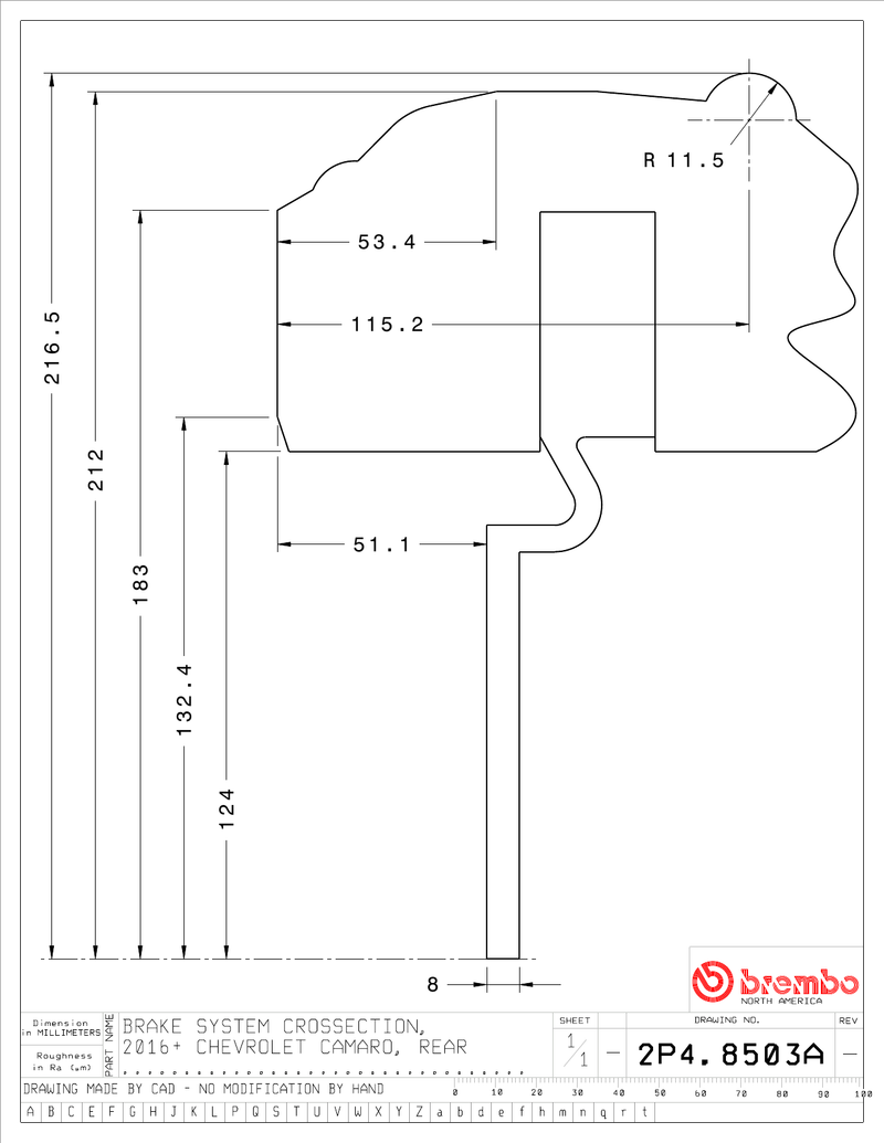 Wheel fitment diagram