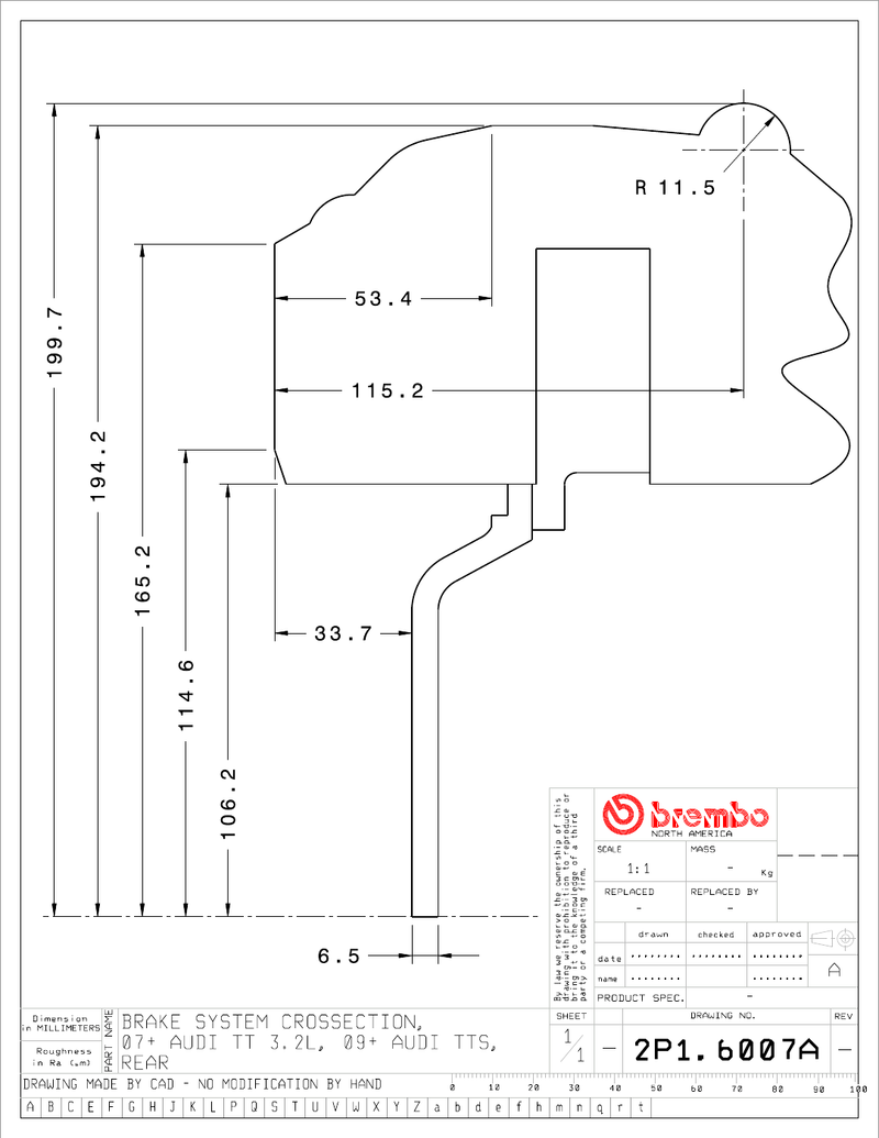 Wheel fitment diagram