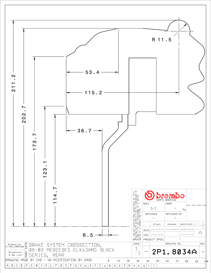 Wheel fitment diagram