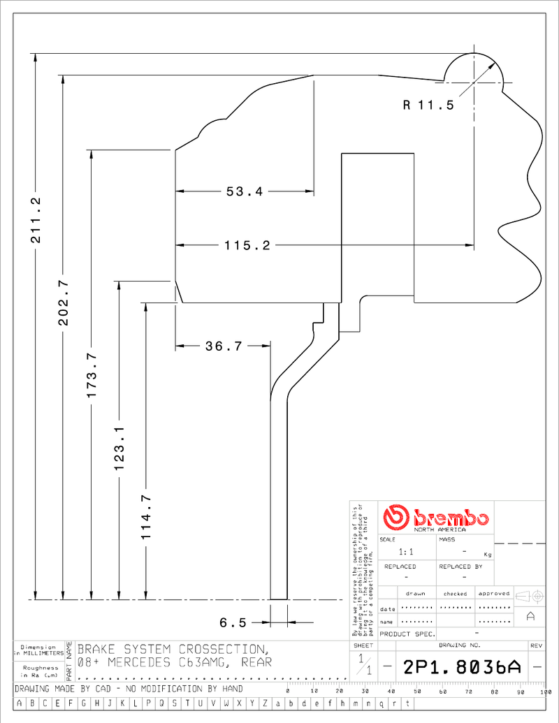 Wheel fitment diagram