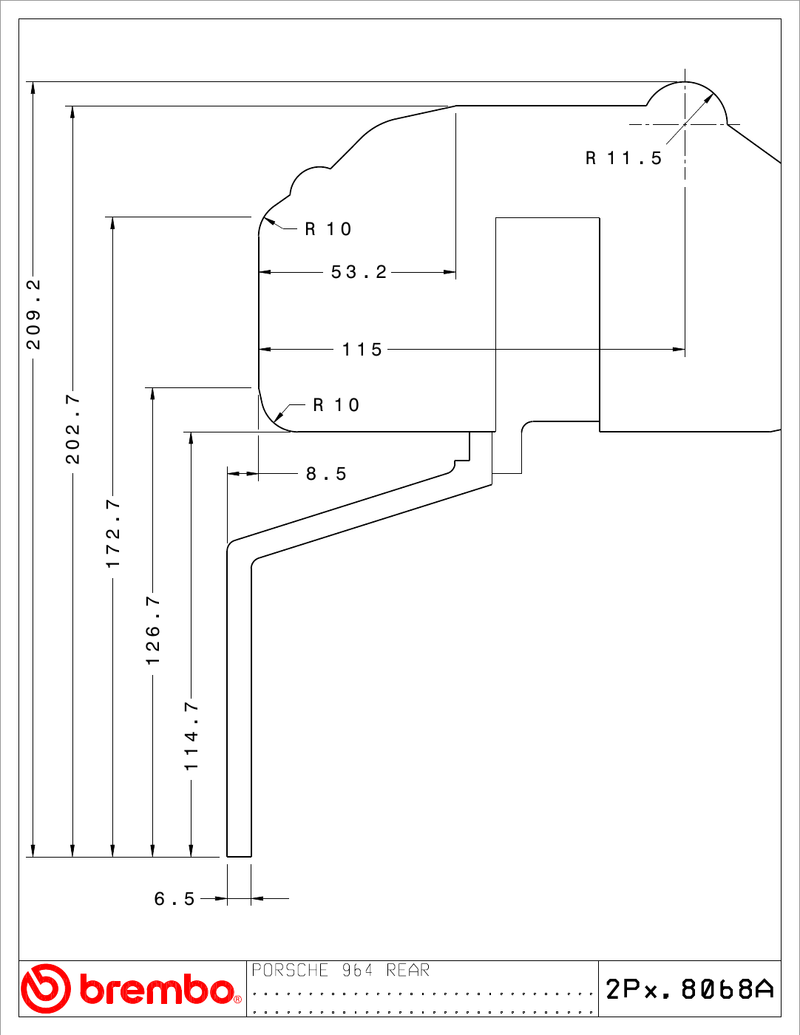 Wheel fitment diagram