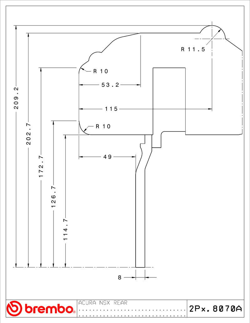 Wheel fitment diagram