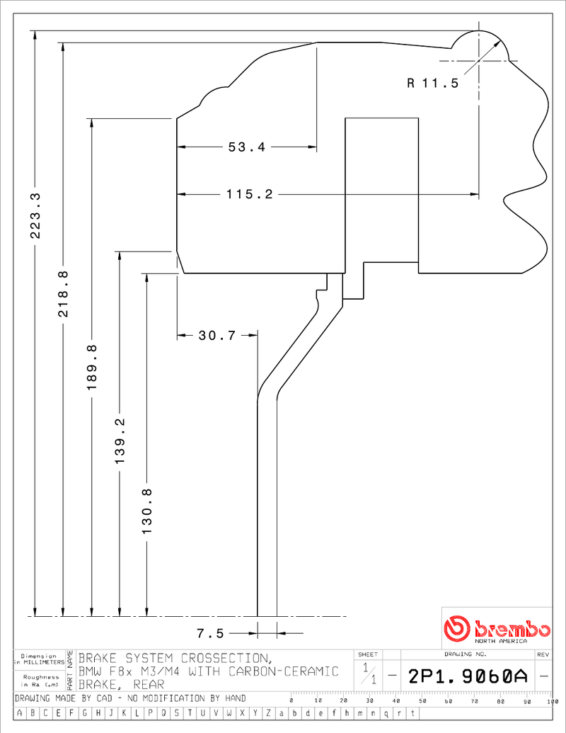 Wheel fitment diagram