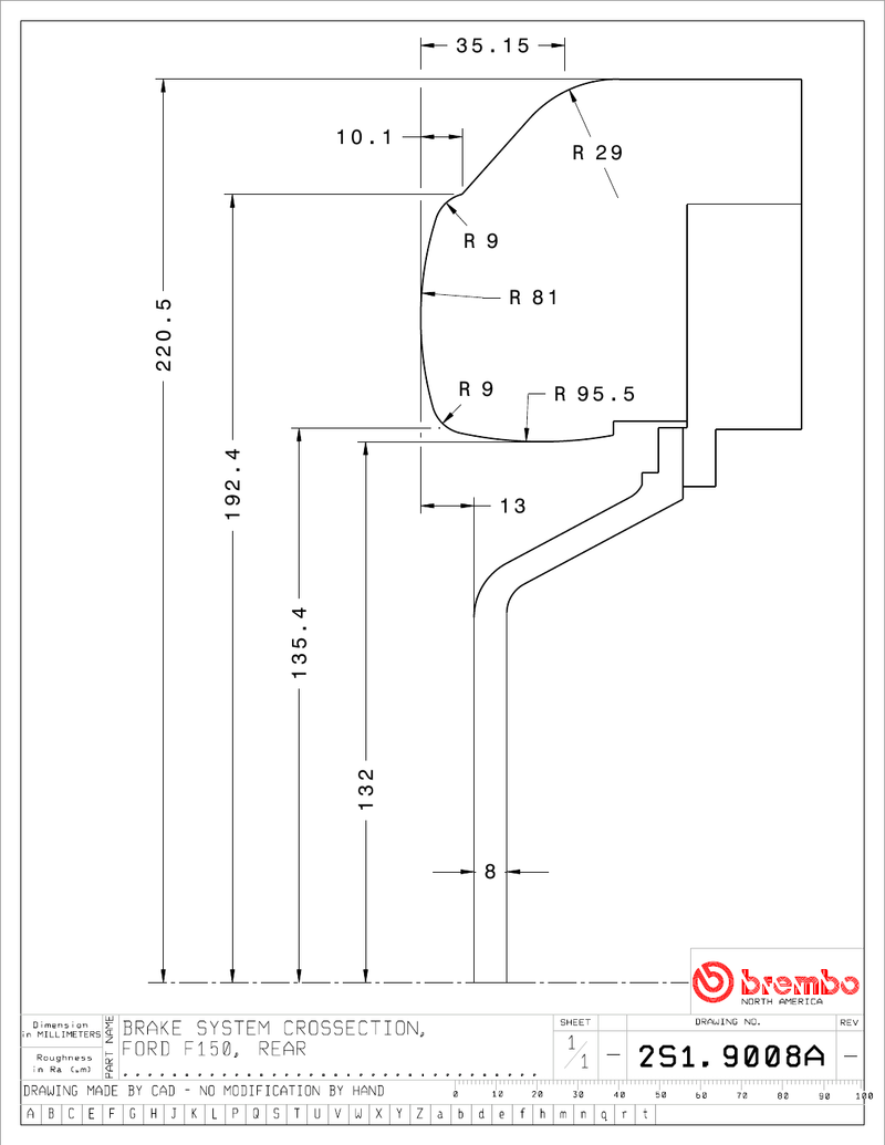Wheel fitment diagram