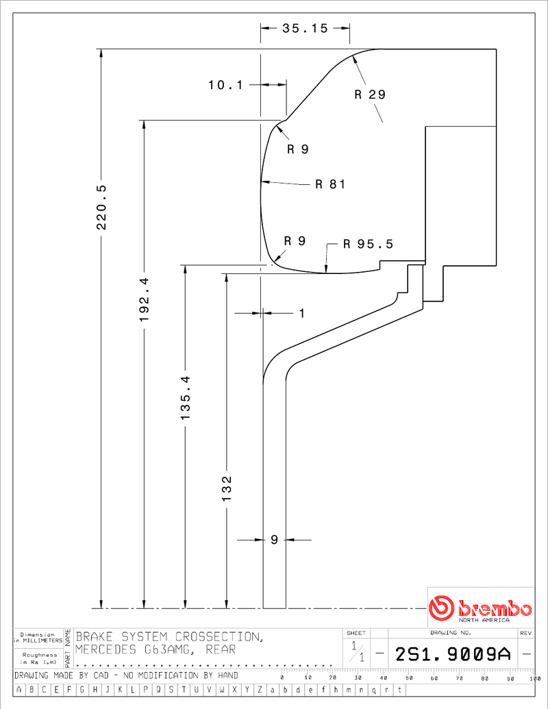 Wheel fitment diagram