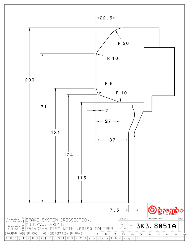 Wheel fitment diagram